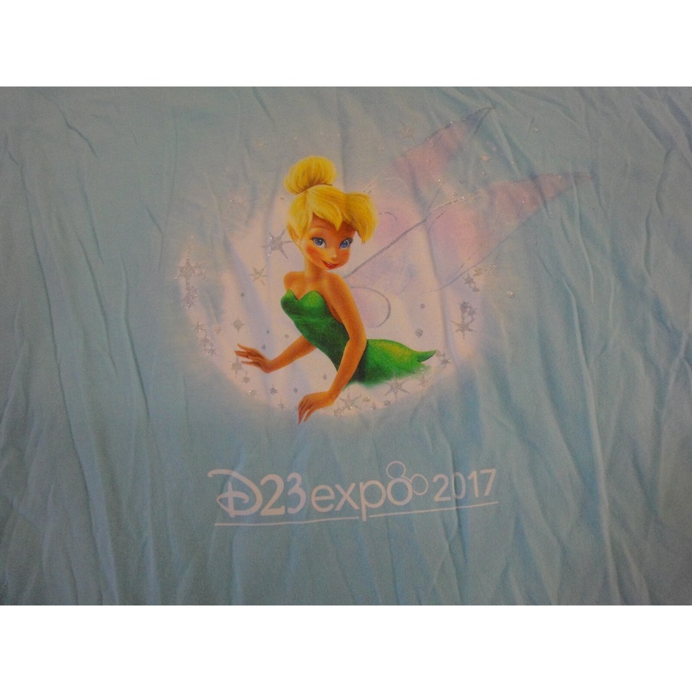 D23 expo 2017 Disney fan-atic event Tinkerbell T-shirt womens XL